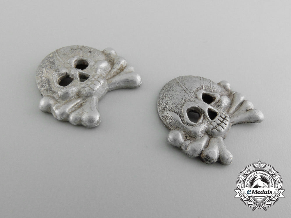 two_army_panzer_collar_tab_skulls_c_7018