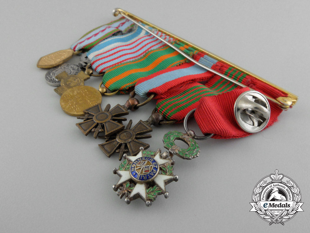 a_first_war_french_miniature_group_medal_bar_c_7218