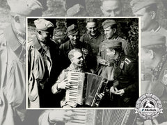 A Large German Press Photo Of Wehrmacht Soldiers