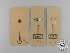 A Set Of Second War German Miniature Stickpins