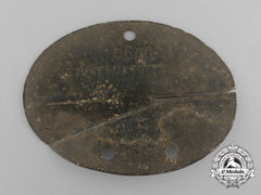 A Second War Ground Found Identification Tag