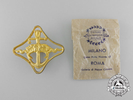 italy,_fascist_state._a_royal_navy_battleships_war_navigation_badge_with_packet_c_7580