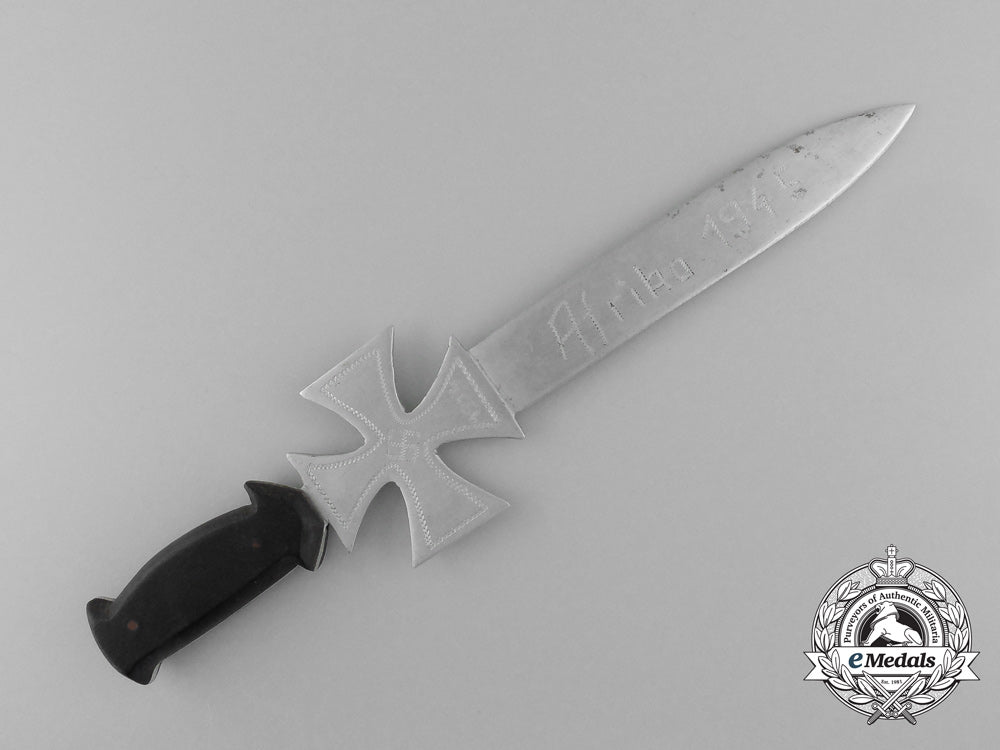 an_afrika_korps_trench_art_miniature_iron_cross_dagger_c_7633_1