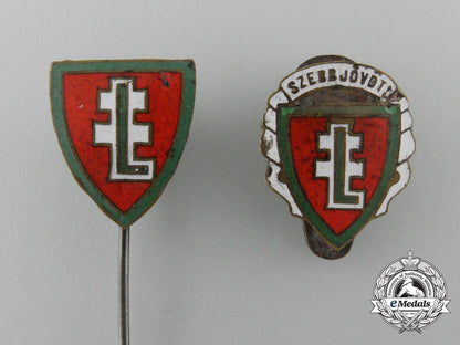 a_hungarian_levente_membership_stickpin_and_badge_c_7710