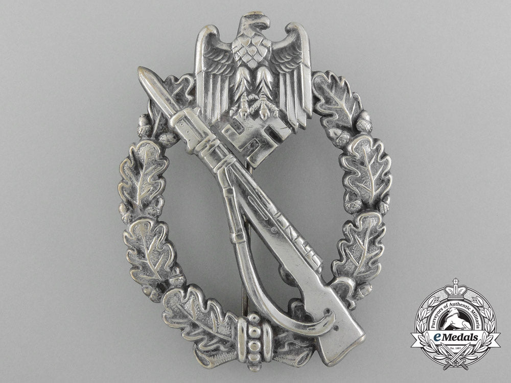 germany,_wehrmacht._an_early_infantry_badge_in_tombak,_silver_grade_c_7815_2