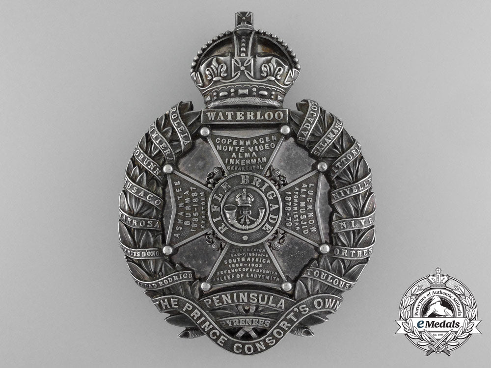 united_kingdom._a_rifle_brigade_belt_plate_in_sterling_silver,1918_c_7837