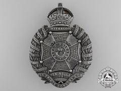 United Kingdom. A Rifle Brigade Belt Plate In Sterling Silver, 1918