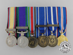 A Gulf War British Miniature Medal Bar