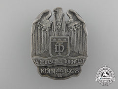 A 1928 Köln 14Th German Gymnastics Festival Badge