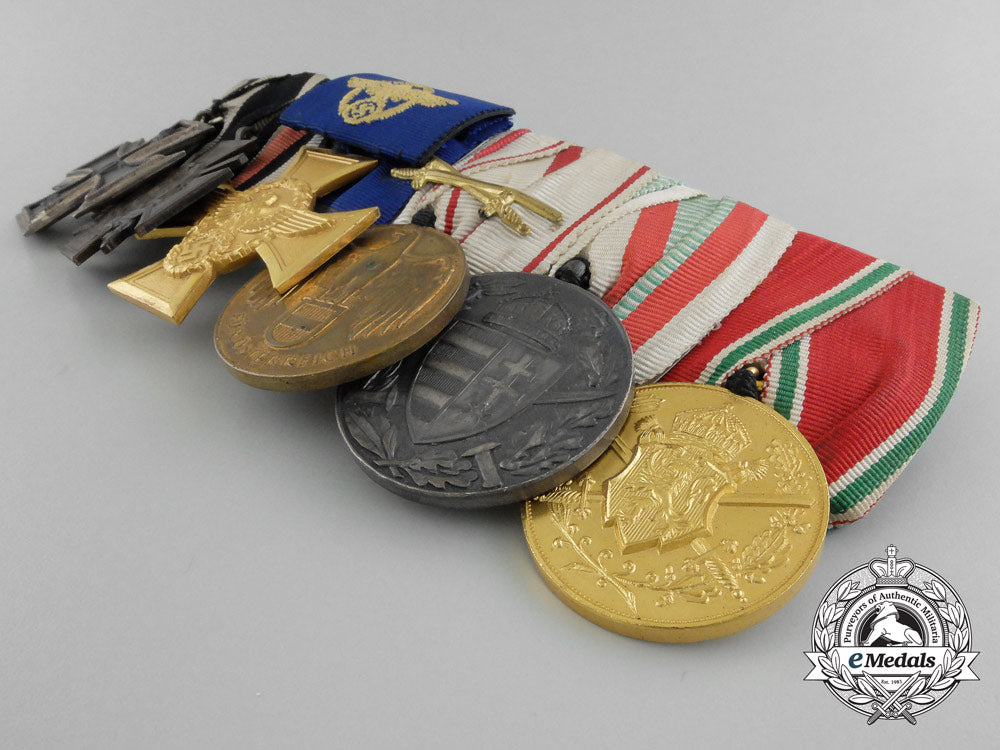 an_austrian_medal_bar_with_six_awards_with_ribbon_bar_c_8016