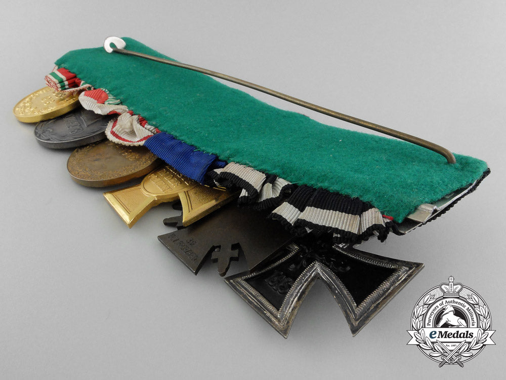 an_austrian_medal_bar_with_six_awards_with_ribbon_bar_c_8017