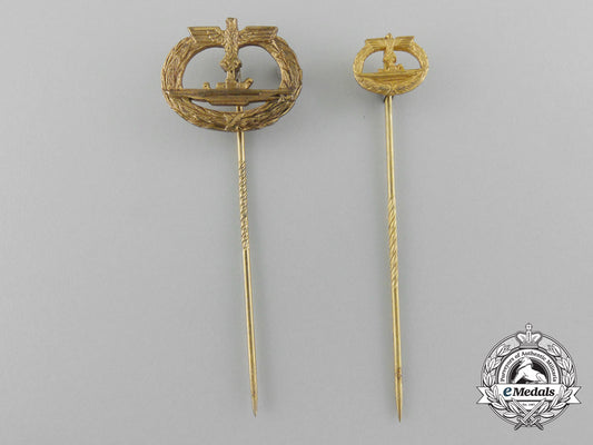 two_german_kriegsmarine_u-_boot_stickpins_c_8105