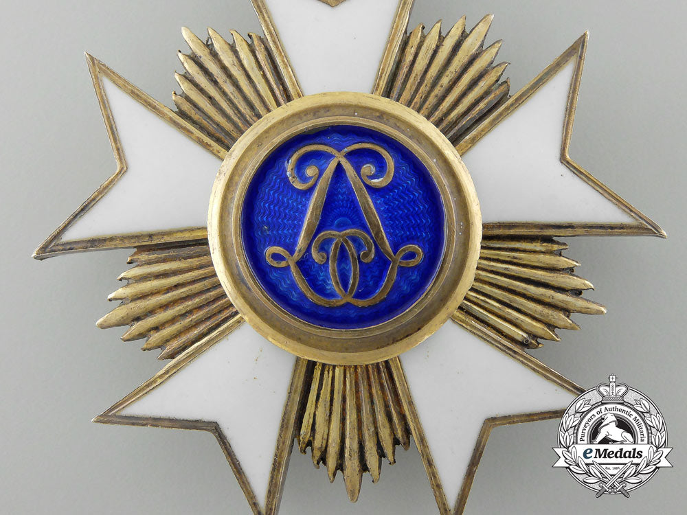 a_belgian_order_of_the_crown;_grand_cross_sash_badge_c_8517