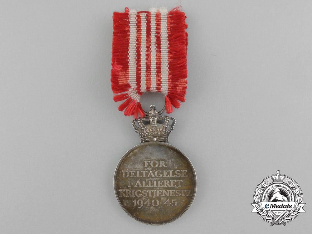 Dannish Ruck Ribbon A Danish Award For Participation In Allied Military Service; 1940-1945 ...