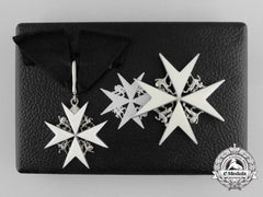 A Second World War Issued (1939-1949) Order Of St. John; Commander Set