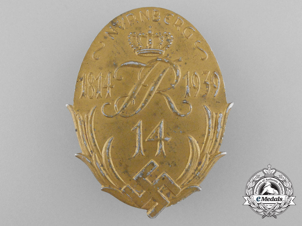 a1814-1939_nürnberg_veteran's_badge_by_c._balmberger_c_8795