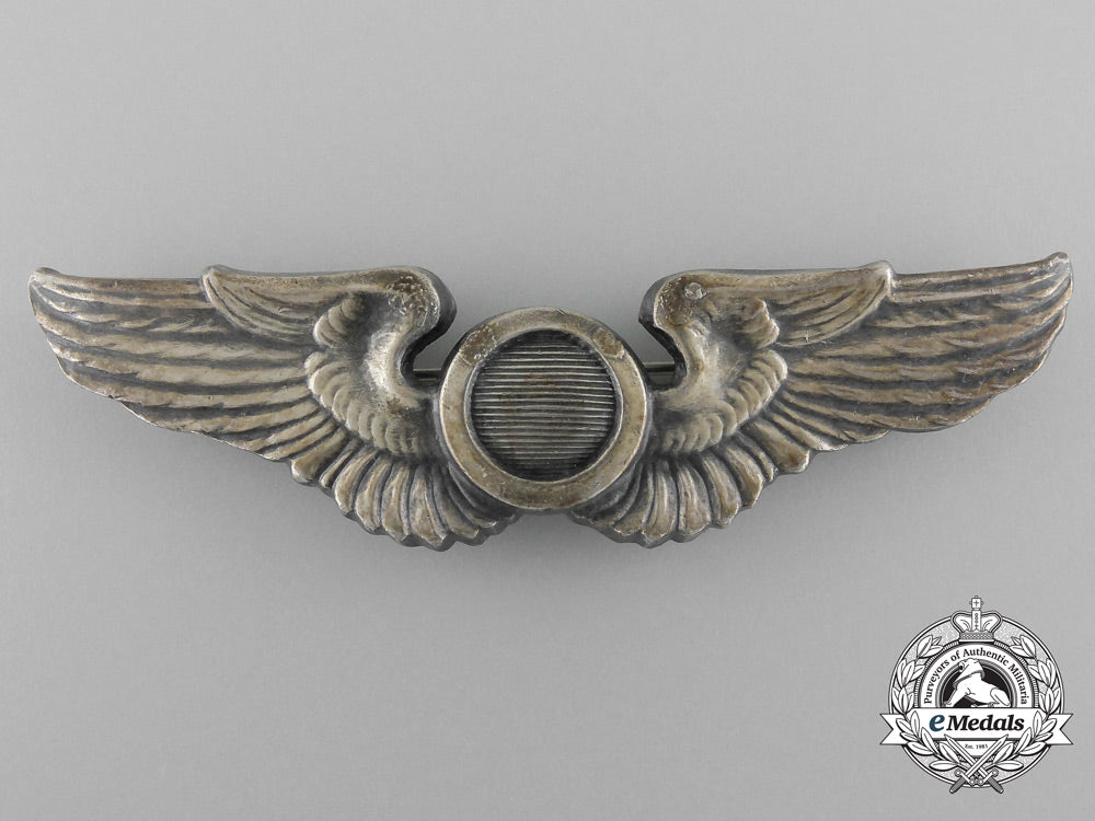 a_second_war_american_aircraft_observer_badge_in_silver_c_8837