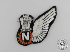 An Indian Air Force Navigator Half-Wing C.1950