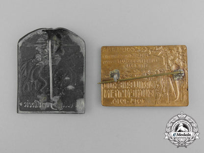 two_imperial_austrian_regimental_cap_badges_c_8886