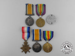A First War Group To Canadian Brothers; Kia On The Somme & Wia 1918
