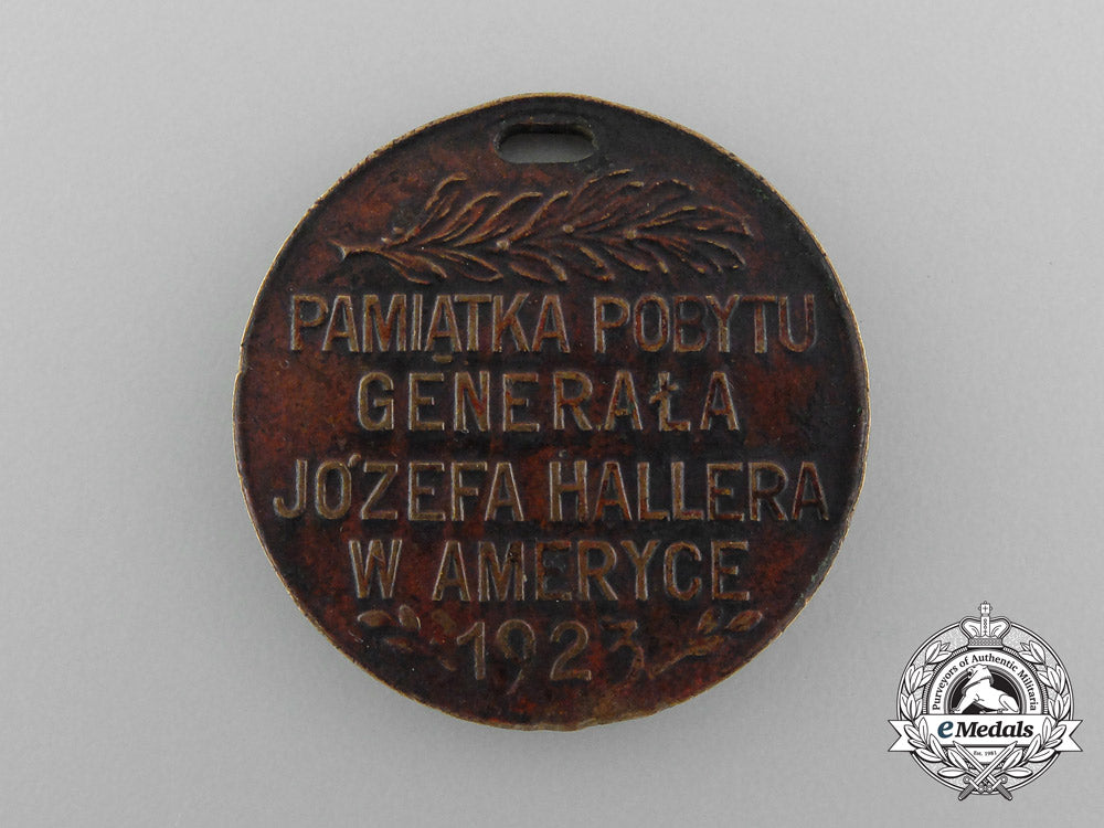 a1923_polish_general_józef_haller_von_hallenburg_trip_to_america_medal_c_9302