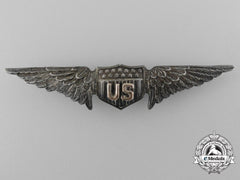 A First War American Army Aviator Pilot Badge By Charles May Robbins