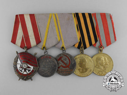a_soviet_russian_order_of_the_red_banner_medal_grouping_c_9426