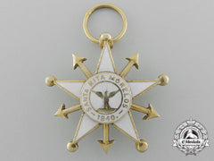 A Rare 1840 Mexician Star For Santa Rita Morelos