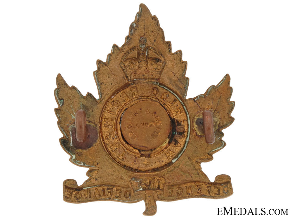 29_th(_waterloo)_regiment_officer's_cap_badge,_cb749a