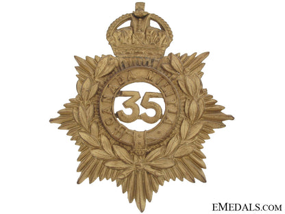 35_th(_simcoe)_battalion_of_infantry_helmet_plate_cb801