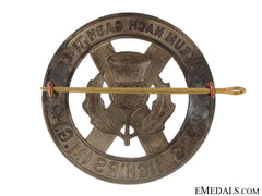 North Nova Scotia Highlanders Glengarry Badge