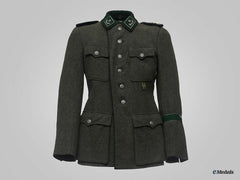 Germany, Third Reich. A Service Tunic For A Land Customs Zollassistant In Ss Service