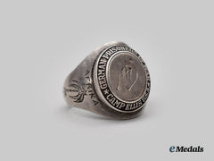 Germany, Wehrmacht. A Camp Ellis Afrikakorps POW Ring In Silver