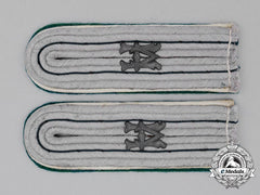 A Matching Pair Of Wehrmacht Heer Administrative Official Shoulder Boards