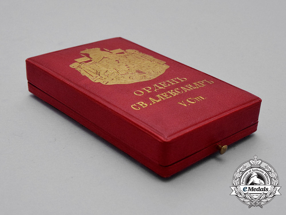 a_bulgarian_order_of_st._alexander;5_th_class_named_to_hugo_hackmann_cc_0090