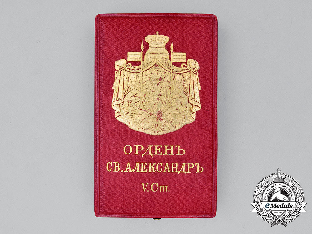 a_bulgarian_order_of_st._alexander;5_th_class_named_to_hugo_hackmann_cc_0097