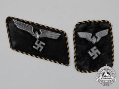 A Grouping Of Two Different Styles Of German Railway (Reichsbahn) Pay Official’s Collar Tabs