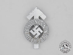 A Third Reich Period Hj Proficiency Badge By Karl Wurster; Numbered