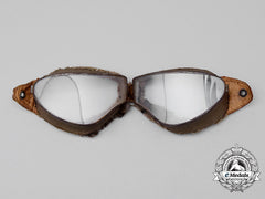 An Extremely Fragile And Scarce Pair Of First War Imperial German Aviator's Goggles