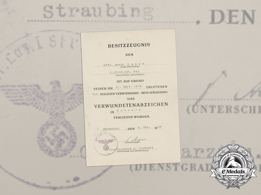 a_wound_badge_in_black_certificate_to_grenadier_regiment943;_normandy_wounded_cc_0443