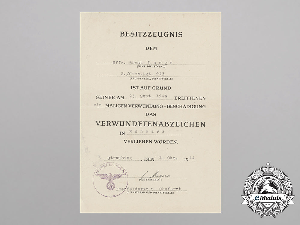 a_wound_badge_in_black_certificate_to_grenadier_regiment943;_normandy_wounded_cc_0444