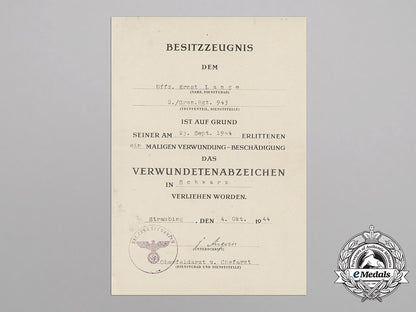 a_wound_badge_in_black_certificate_to_grenadier_regiment943;_normandy_wounded_cc_0444