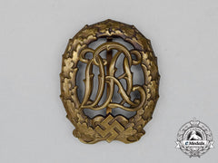 A Third Reich Period Drl Bronze Grade Sports Badge By Wernstein Of Jena
