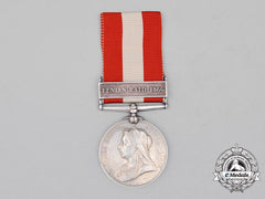 A Canada General Service Medal, To Gunner Almon Casselman, Morrisburg Garrison Artillery