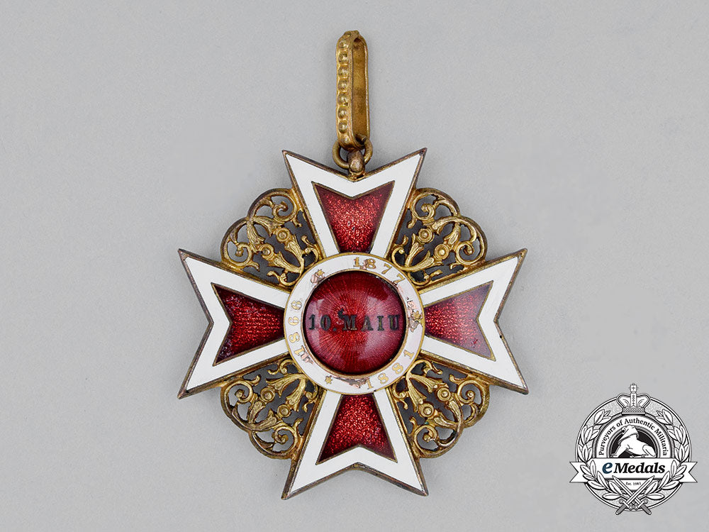 a_romanian_order_of_the_crown,_commander's_neck_badge,_type_i(1881-1932),_civil_cc_0722_1