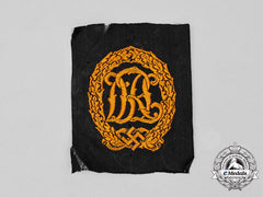 A Bronze Grade Drl Sports Badge; Cloth Version