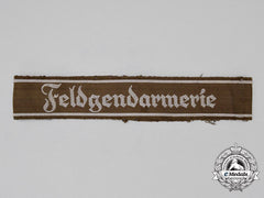 Germany, Feldgendarmerie. A Field Police Cuff Title, Uniform Removed