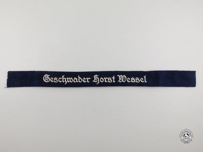 a_second_war_german_luftwaffe_geschwader_horst_wessel_cuff_title_cc_1228