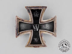 A High Quality Private Purchase Iron Cross 1914 1St Class; Silver Screwback