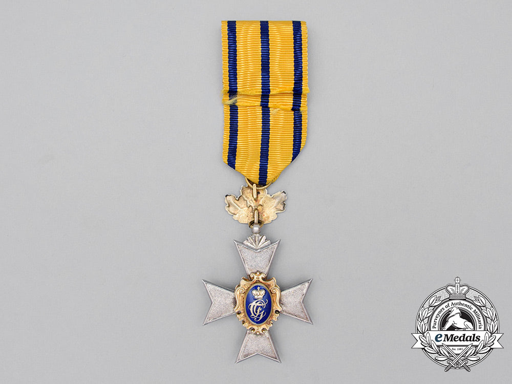 a_fine1914/15_princely_honour_cross_of_schwarzburg;3_rd_class_with_oakleaf_suspension_cc_1467